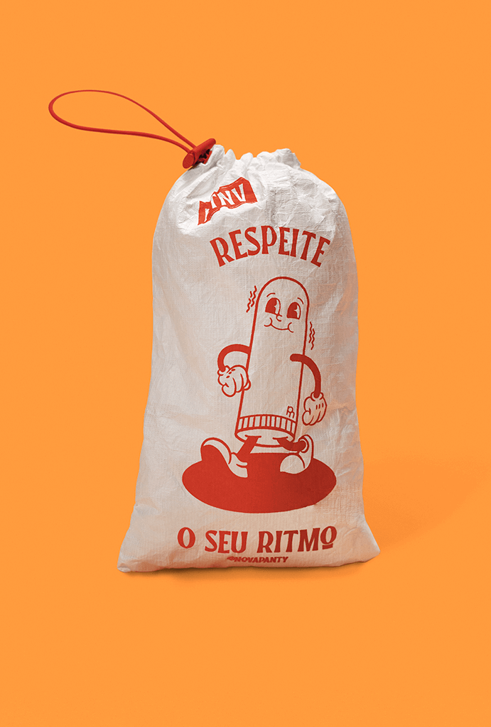 “RESPEITE O SEU RITMO“ TOY-BAG EM TYVEK - pantynova | Sex Shop Produtos Eróticos Online