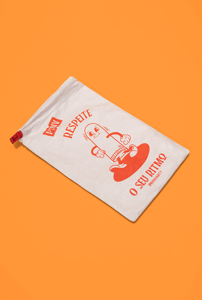 “RESPEITE O SEU RITMO“ TOY-BAG EM TYVEK - pantynova | Sex Shop Produtos Eróticos Online