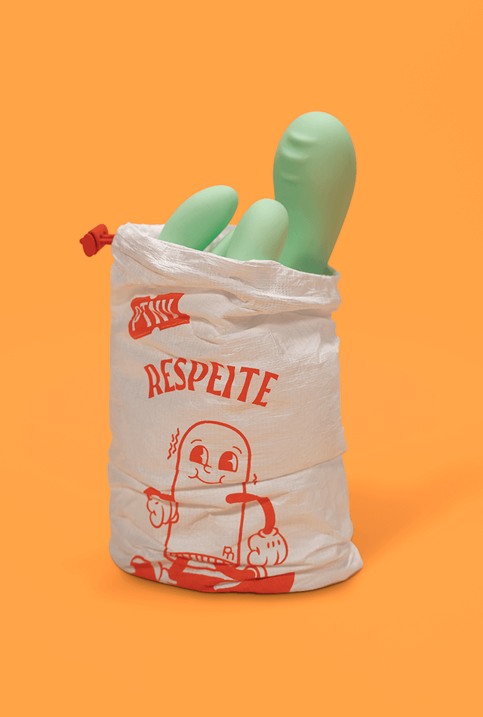 “RESPEITE O SEU RITMO“ TOY-BAG EM TYVEK - pantynova | Sex Shop Produtos Eróticos Online